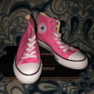 Pink High Top Converse